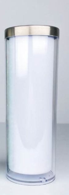 20 oz. stainless steel snowglobe