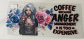 111 Tattoo girl coffee and anxiety