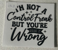 123 Not a control freak