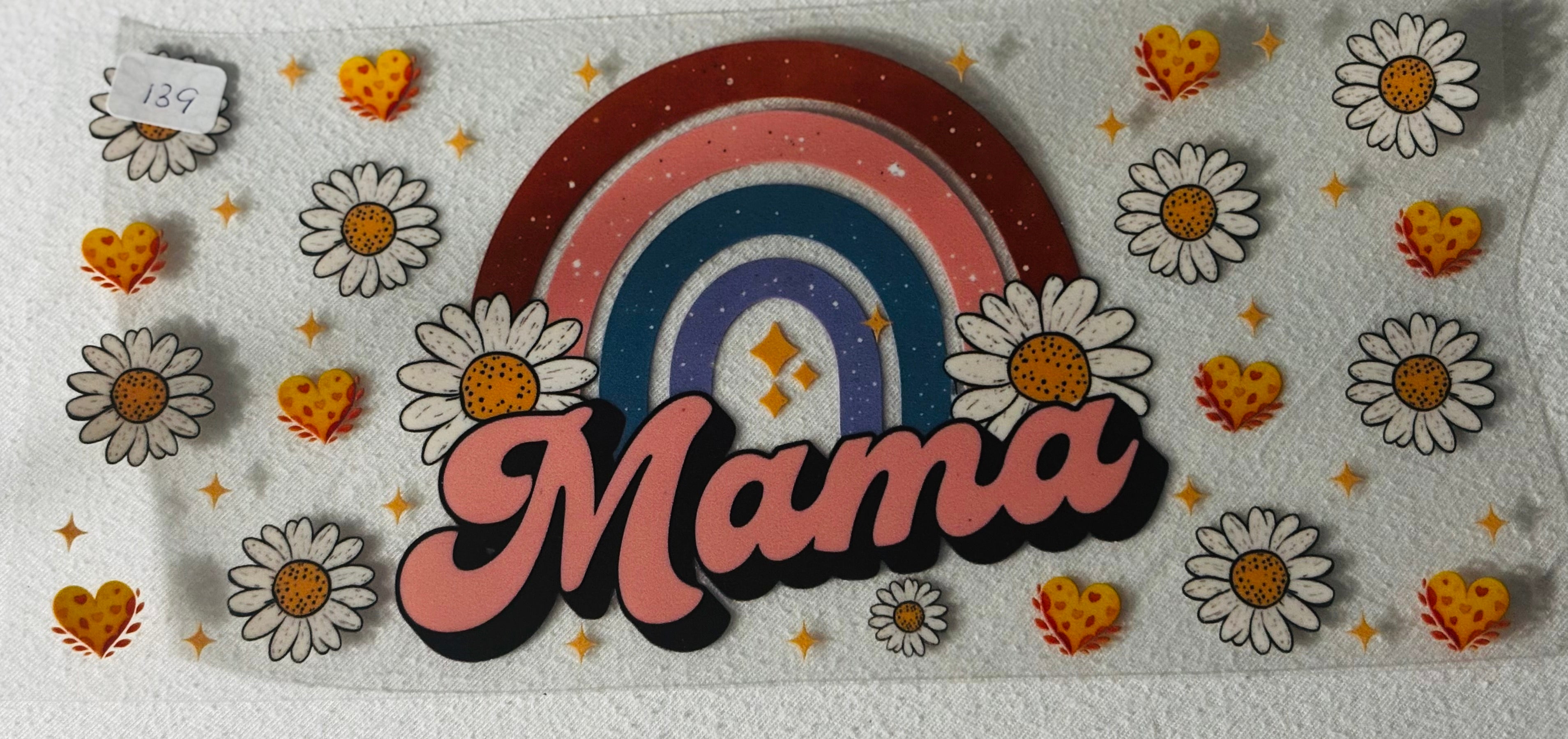139 rainbow daisy mama