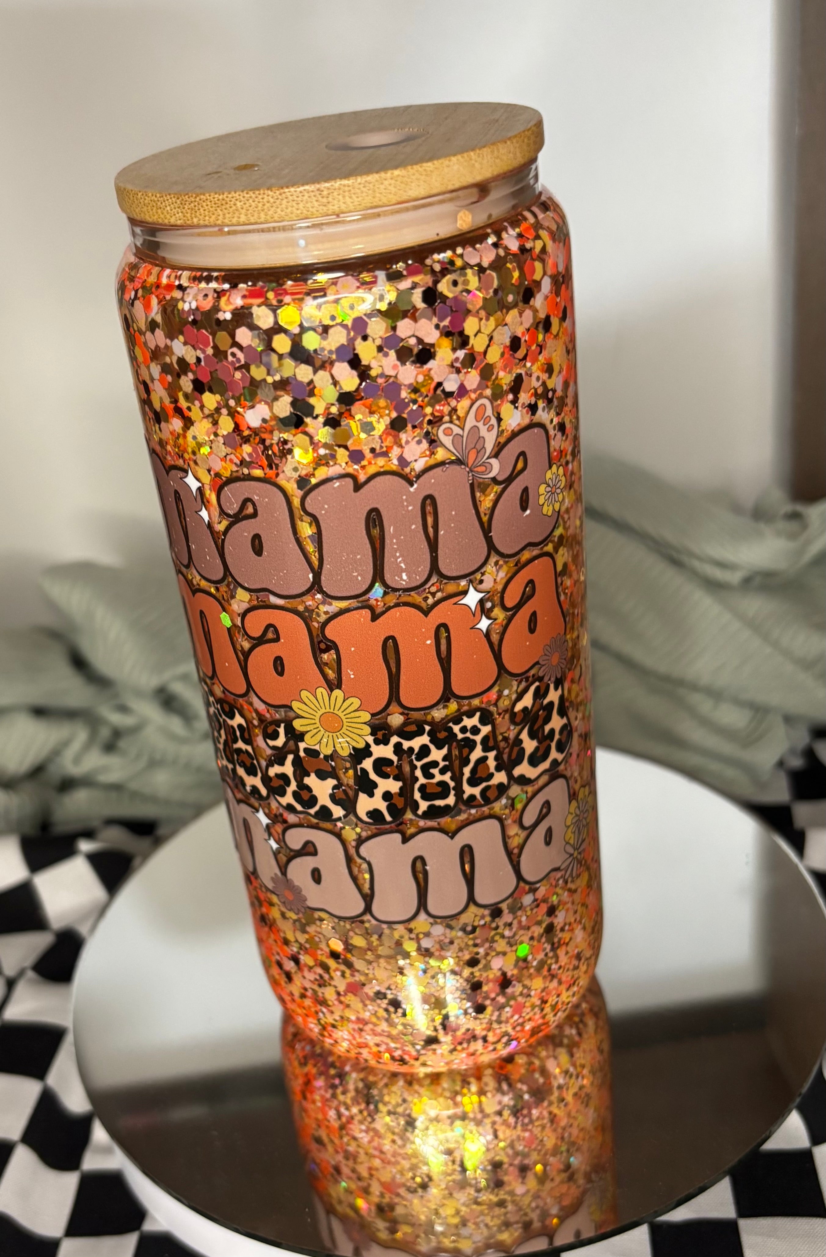 20oz. Acrylic Snowglobe Tumbler