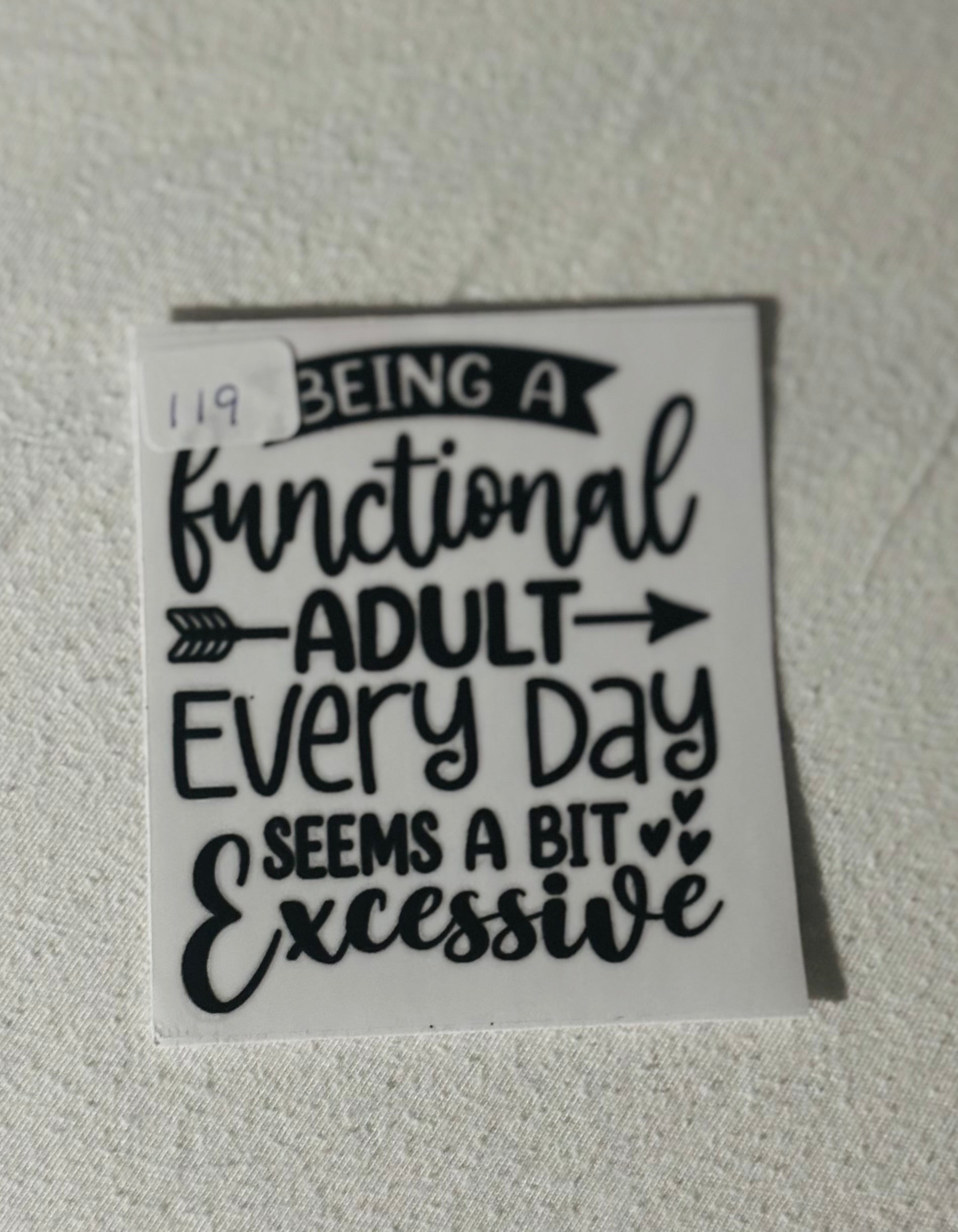 119 Functional Adult