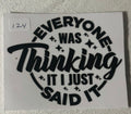124- Everyone was thinking it