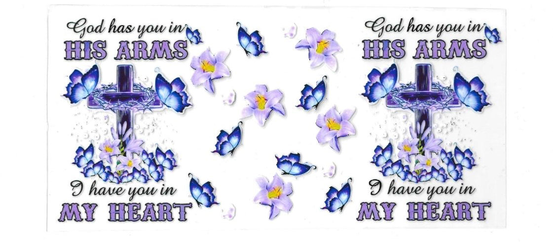 God has you in his arms