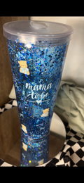 24 oz Tapered  Snowglobe Cup