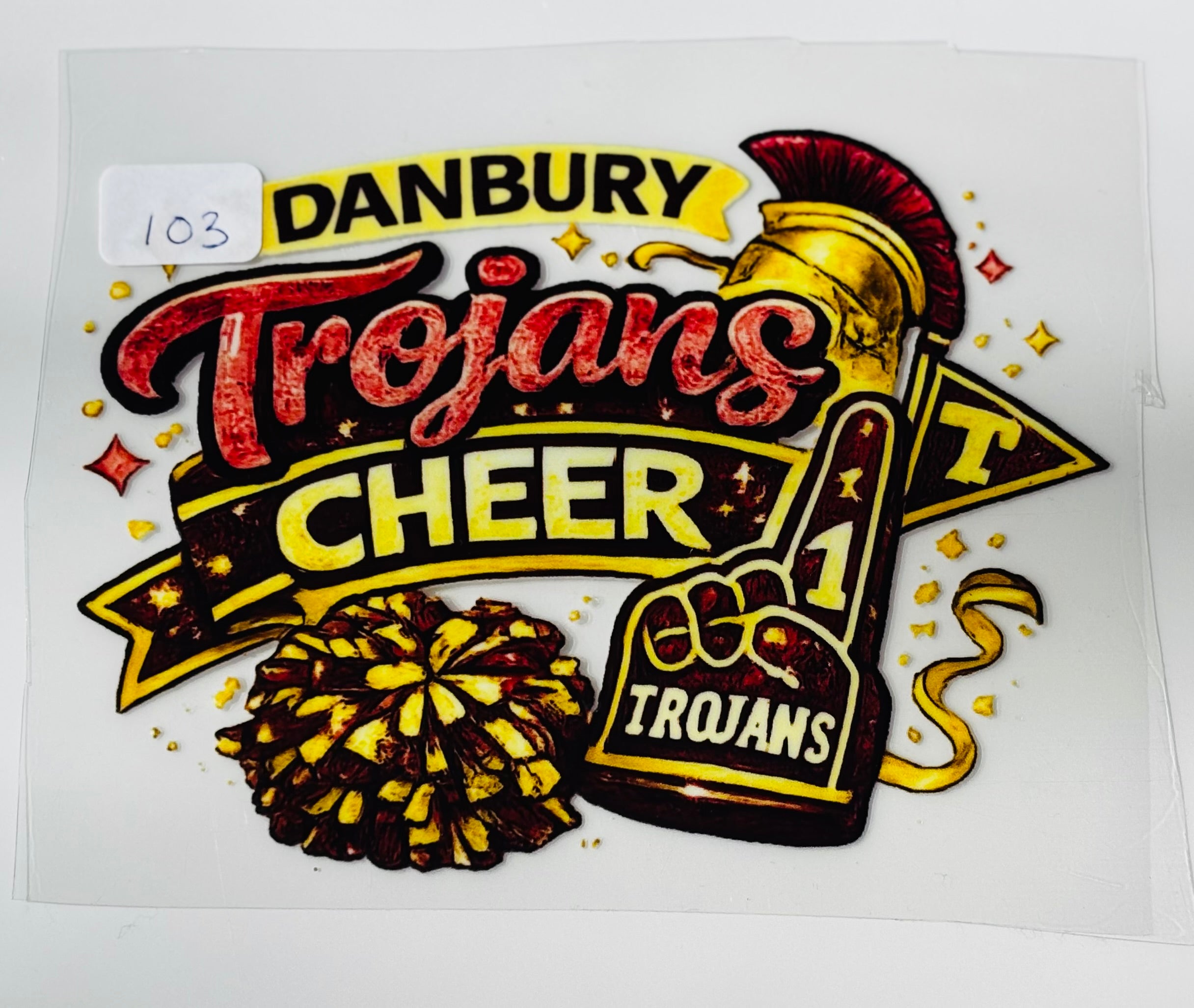 103 - Trojan Cheer decal