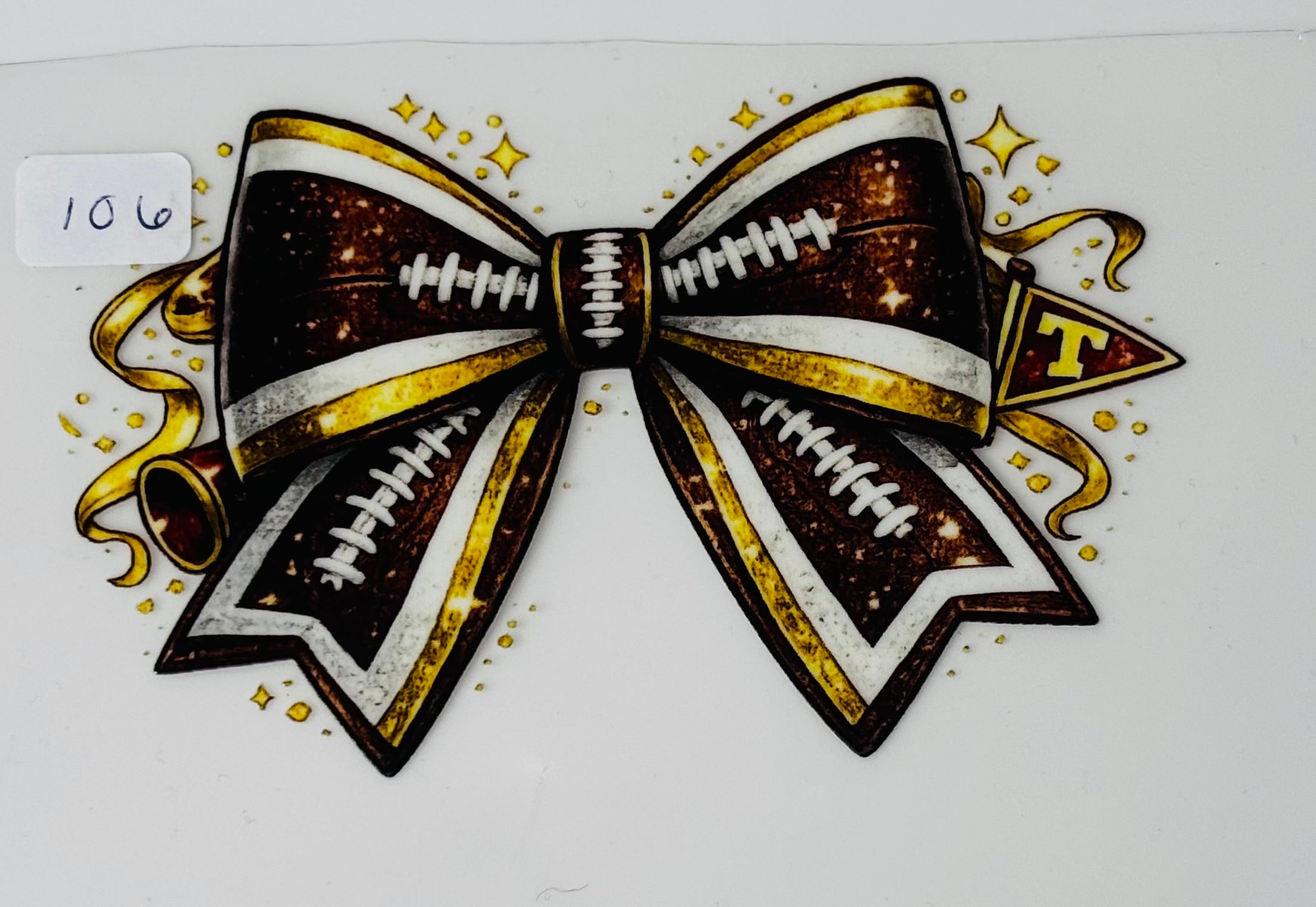106- Football Bow