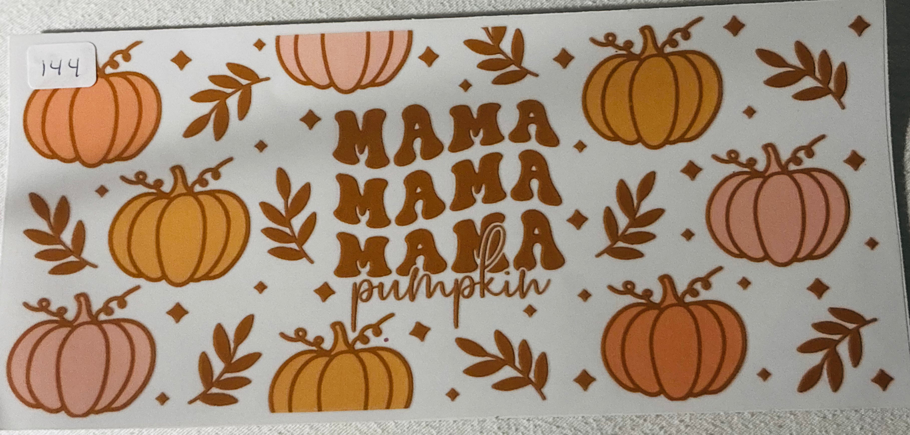 144 Mama pumpkin