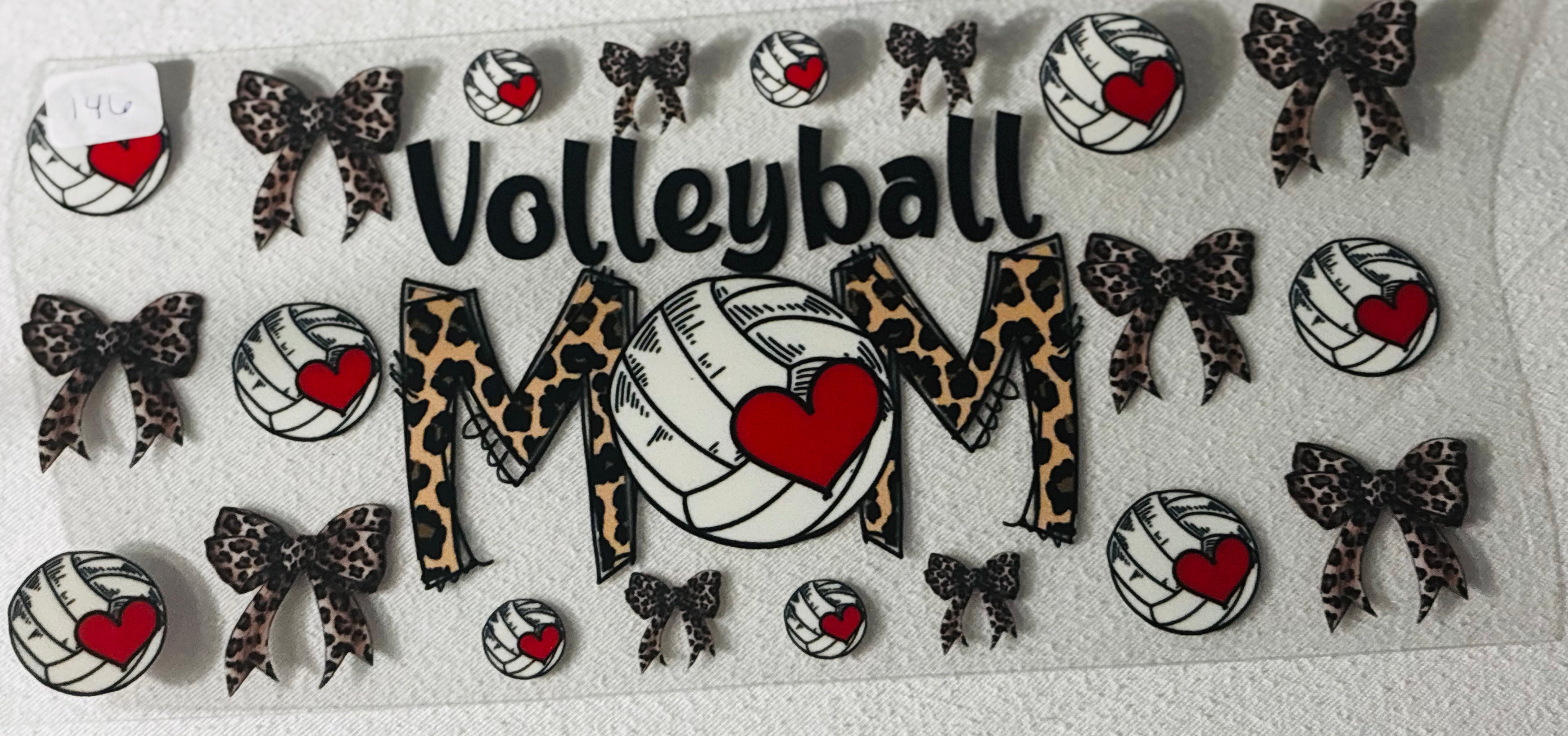 146 Volleyball animal print