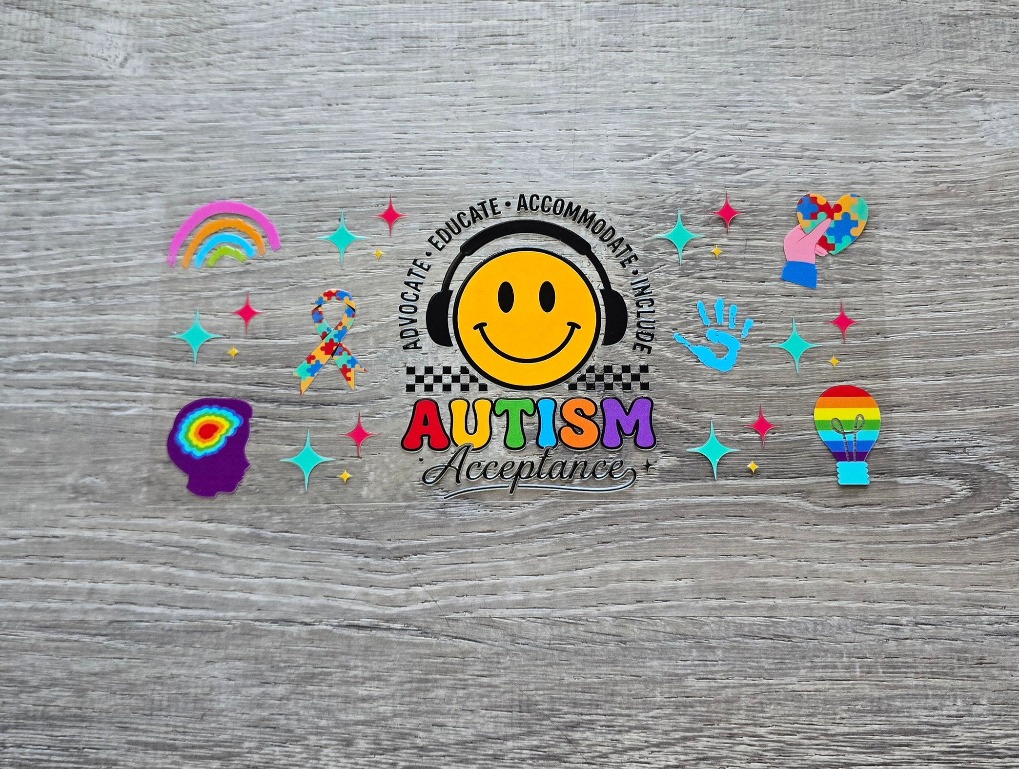 Austism acceptance smiley 4