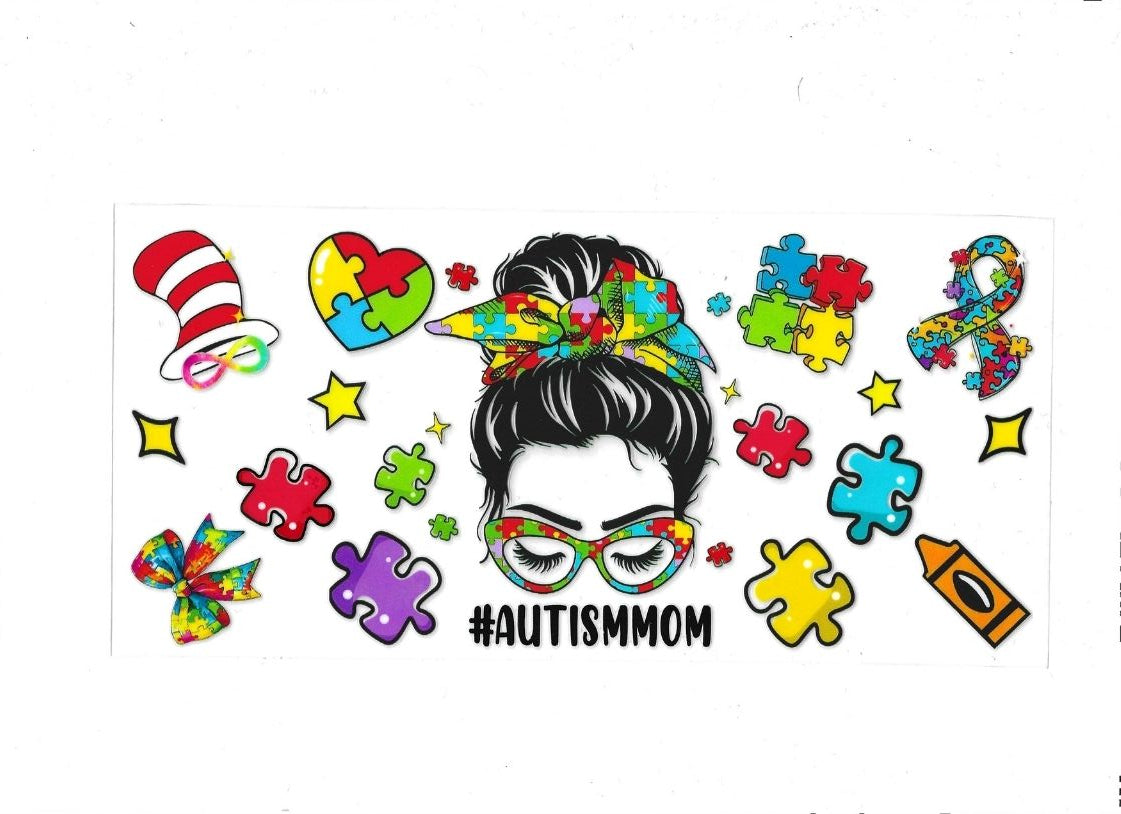 Autism mama Black Hair