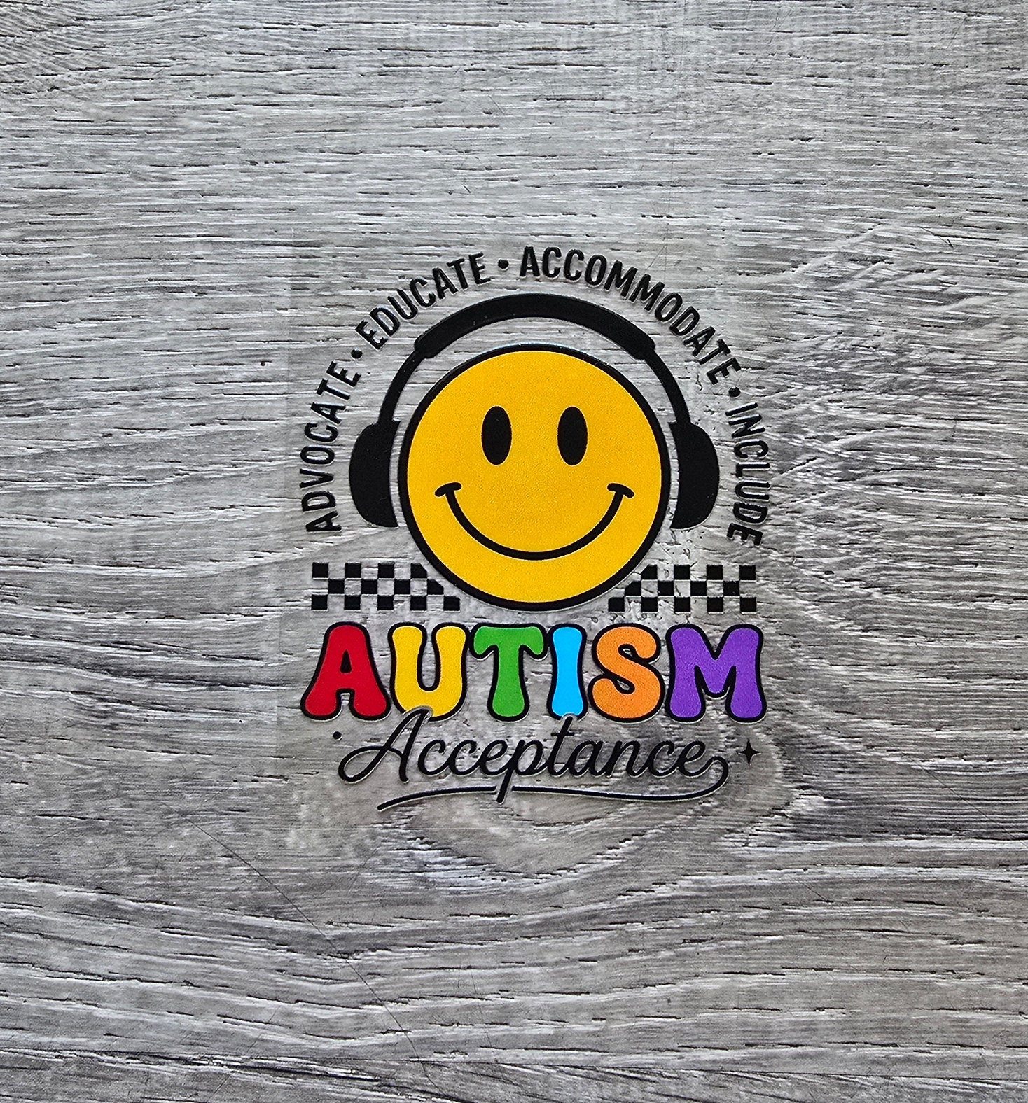 Autism Acceptance Smiley