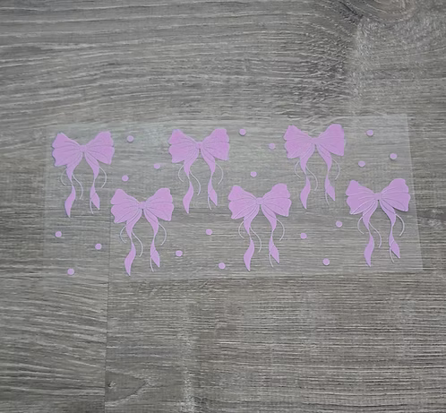 Flowy Pink Bow