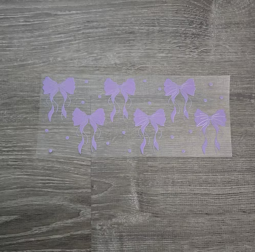 Flowy Purple Bow