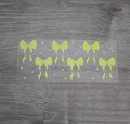 Flowy Yellow Bow