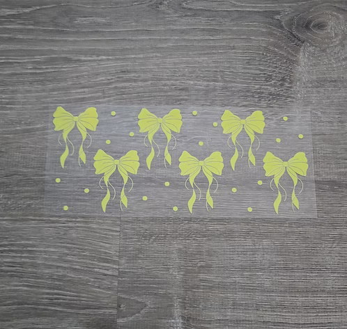 Flowy Yellow Bow