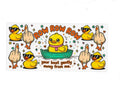 Row Row Row-Naughty Duck